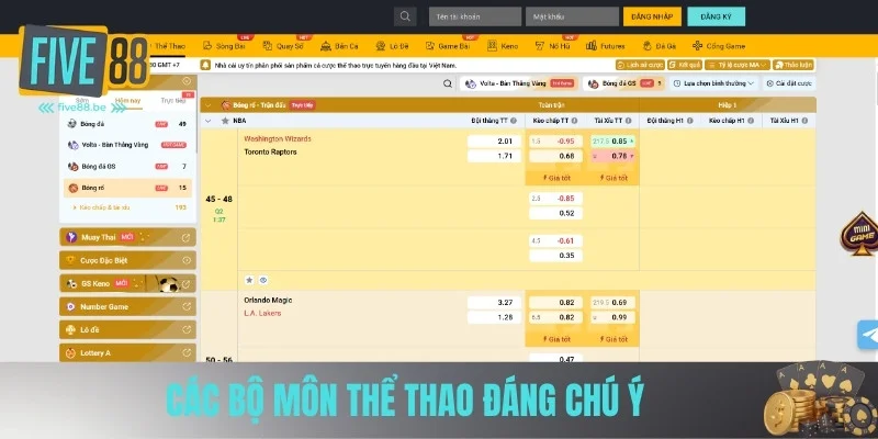 Các bộ môn thể thao đáng chú ý Các bộ môn thể thao đáng chú ý